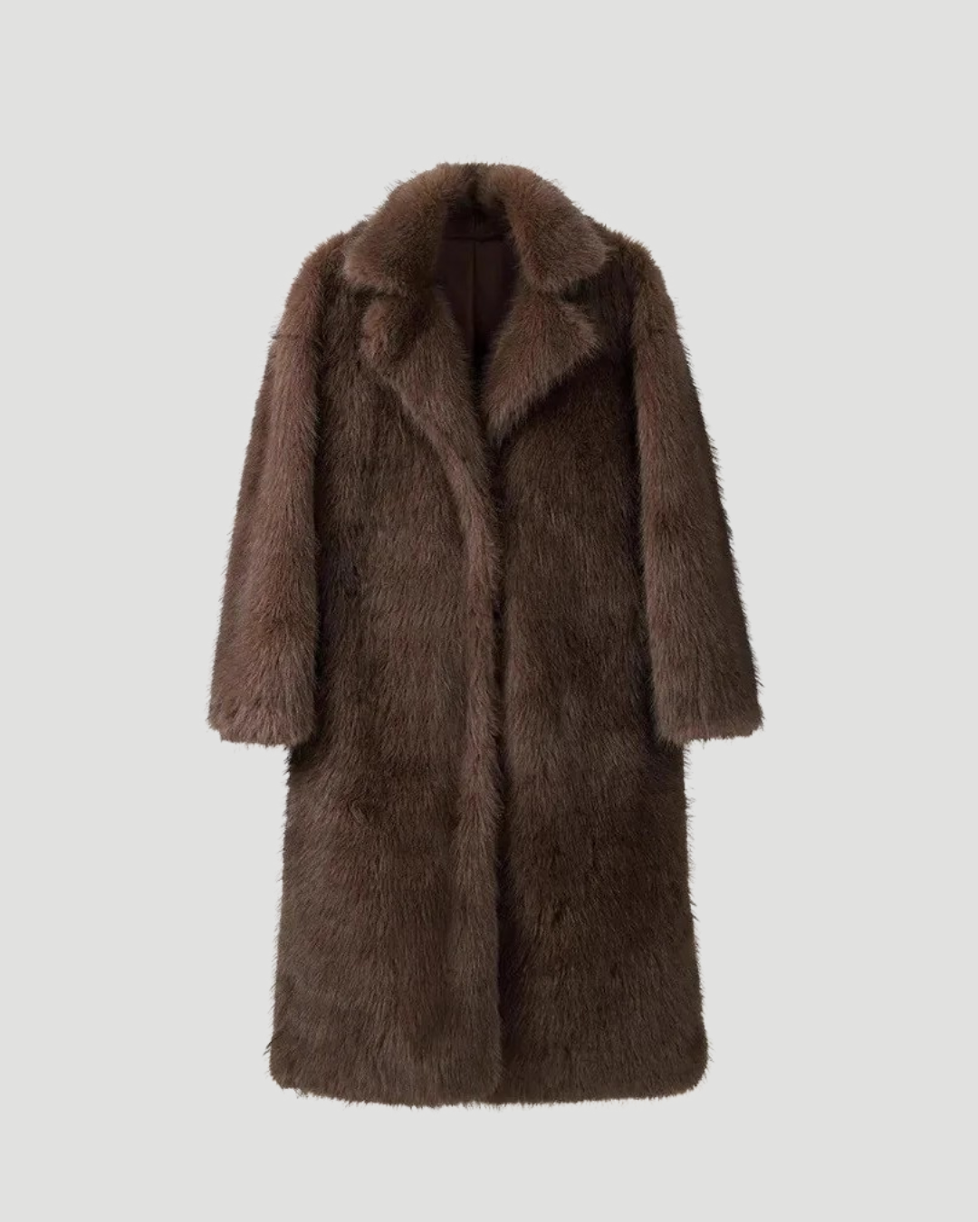 Erin | Manteau d'hiver long en fausse fourrure