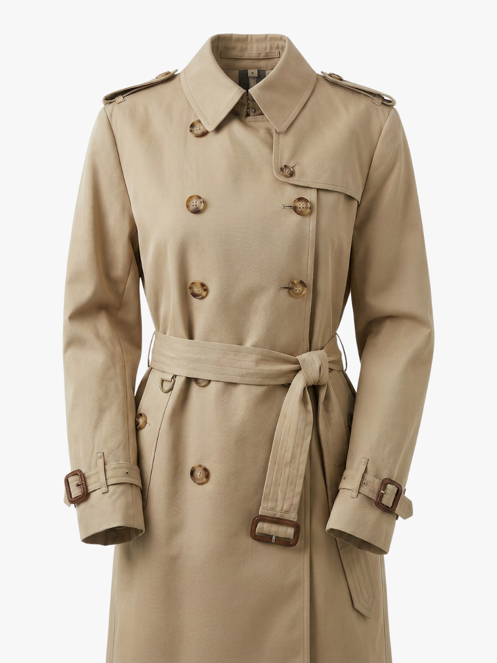 Letifen | Trench-coat croisé ceinturé