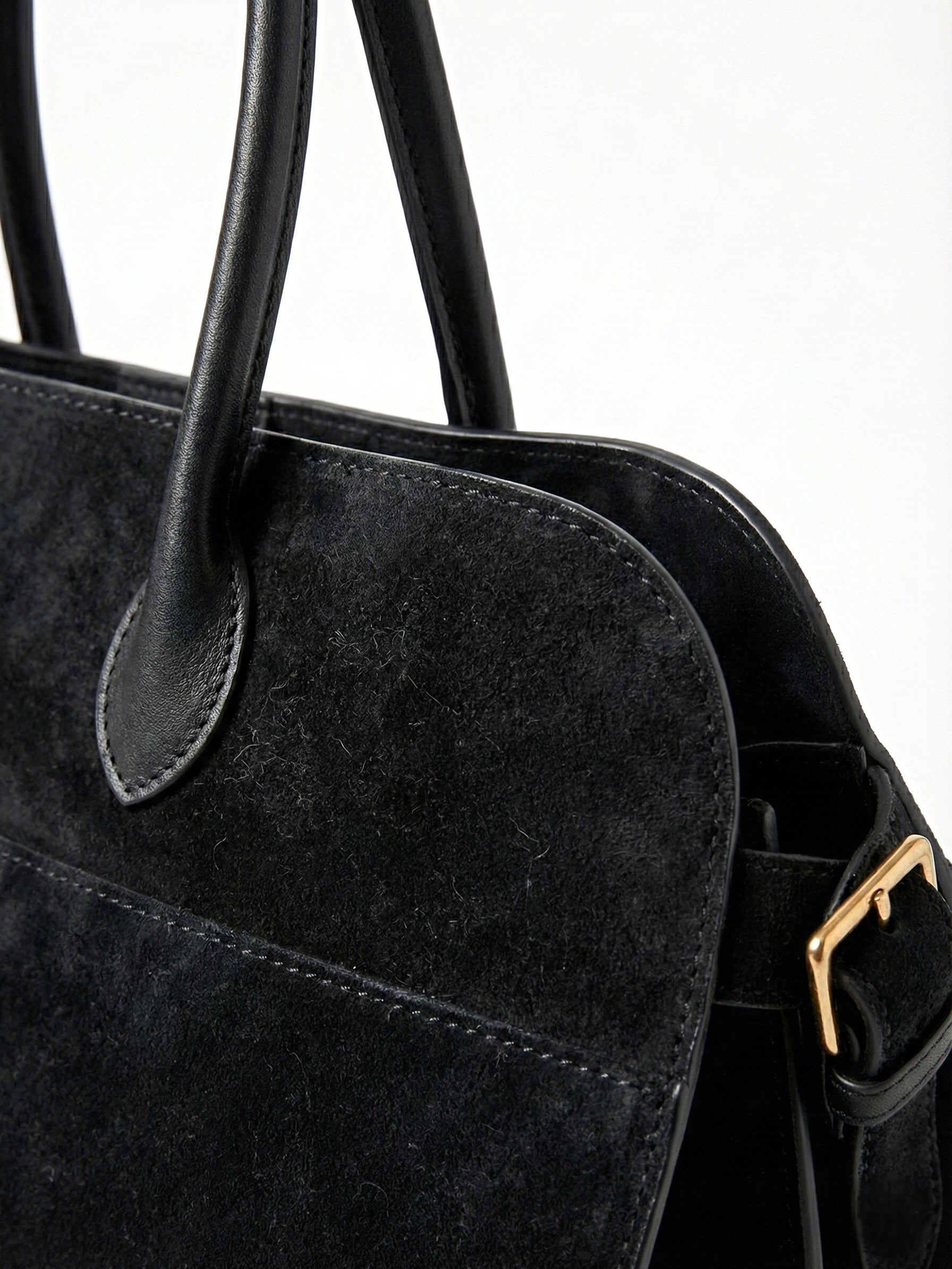 Henna | Suede Large Shopper Tote Bag