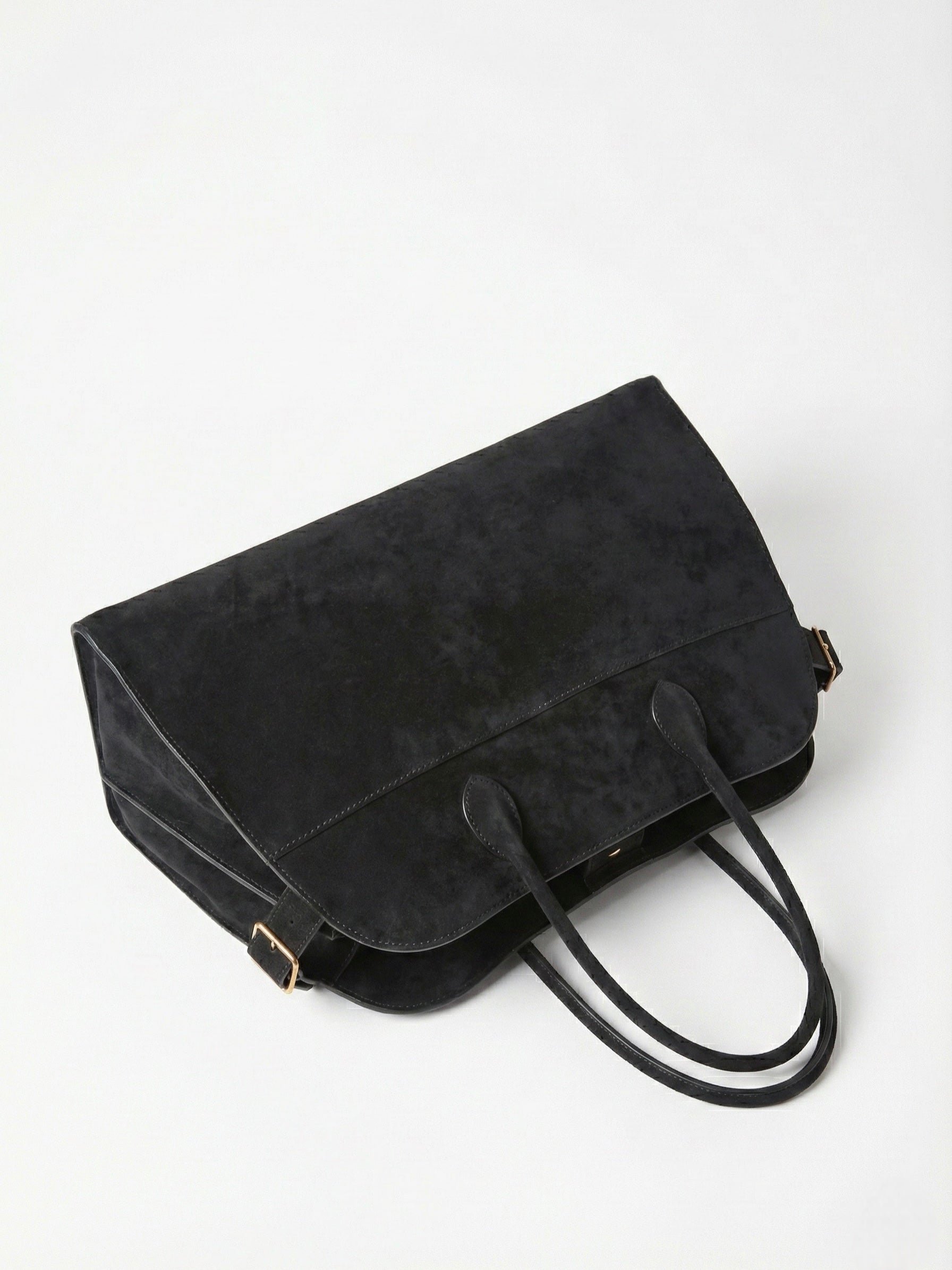 Henna | Suede Large Shopper Tote Bag