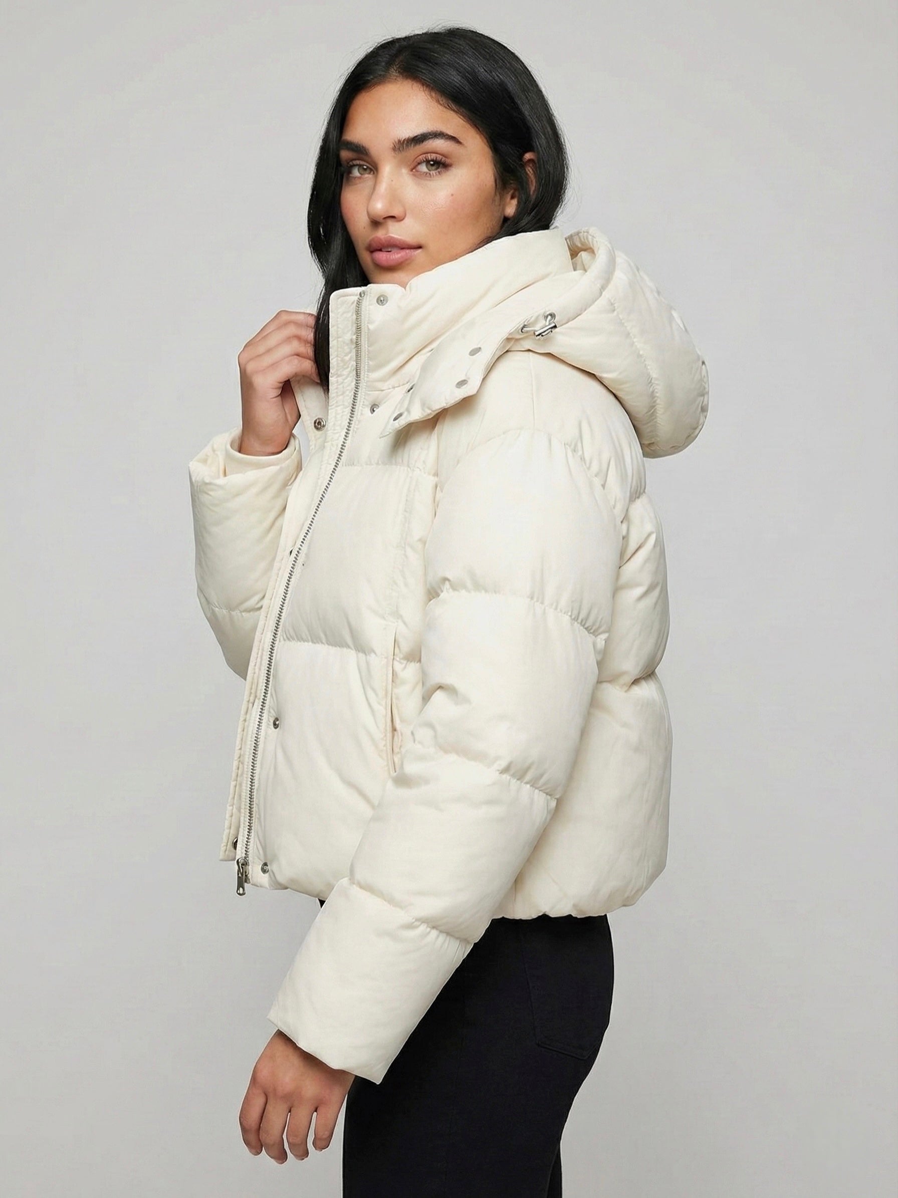 Jackie | Doudoune à col montant