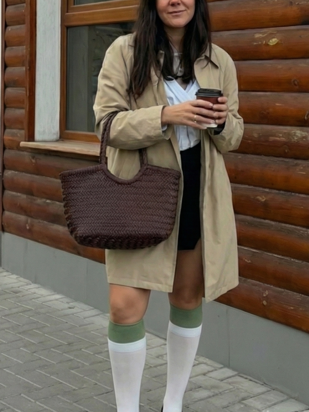 April | Woven Oversized Tote Bag