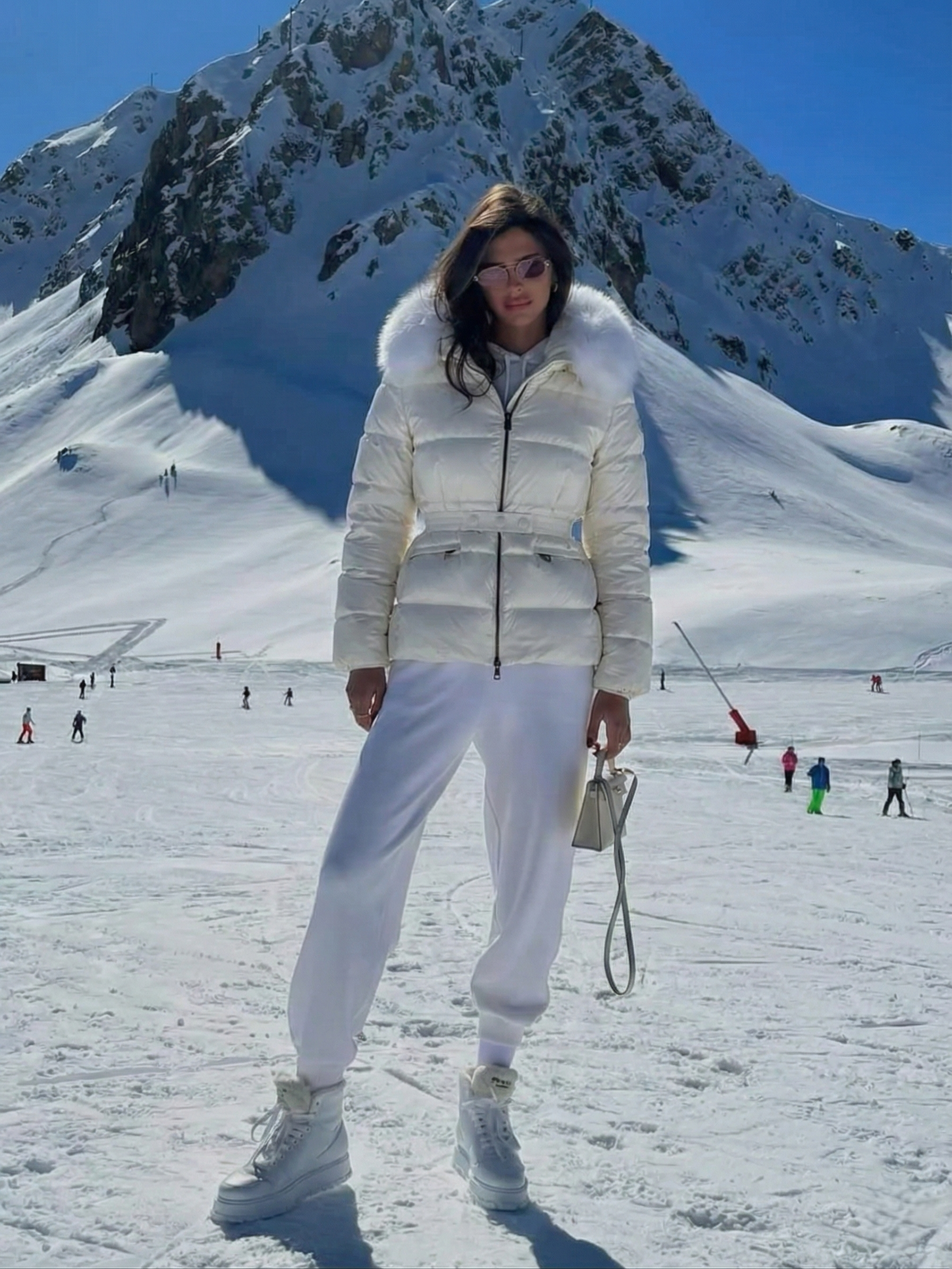 Floride | Doudoune imperméable à capuche en fausse fourrure