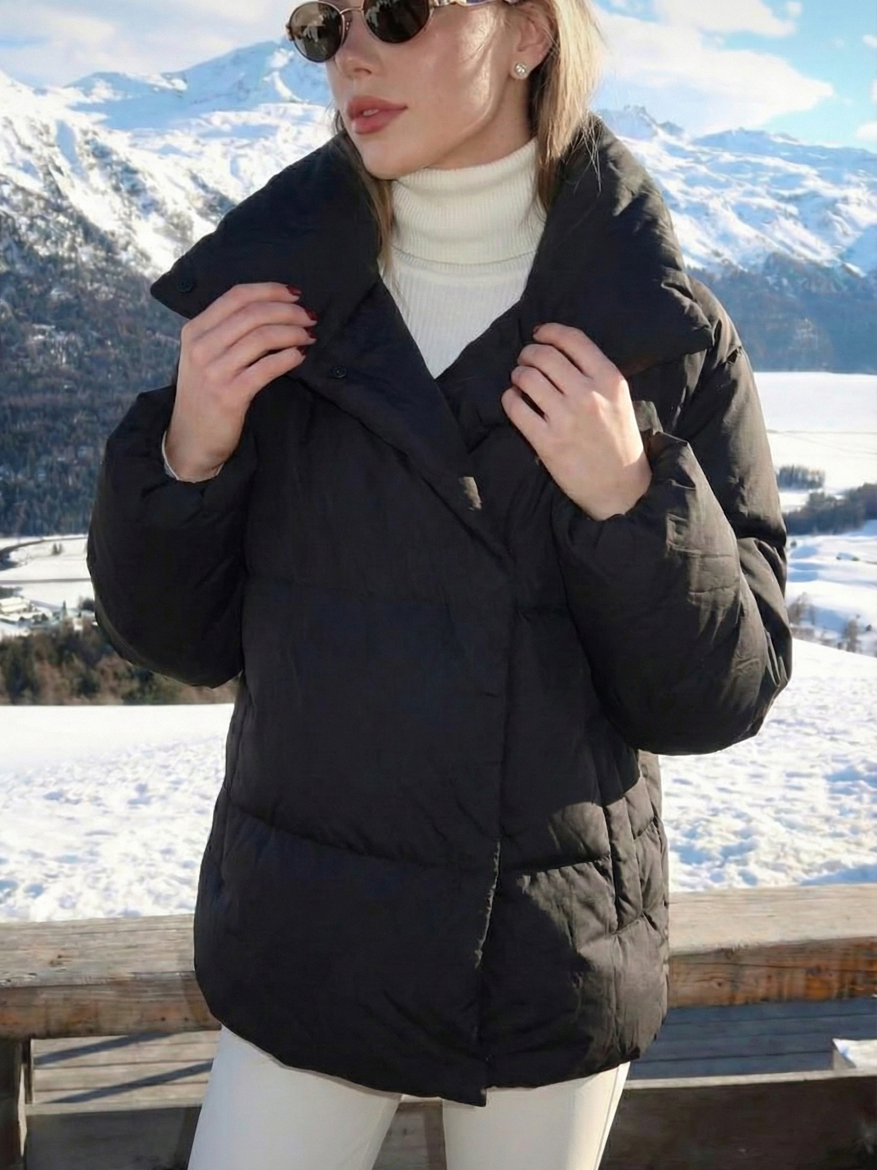 Maddison | Doudoune oversize à col montant