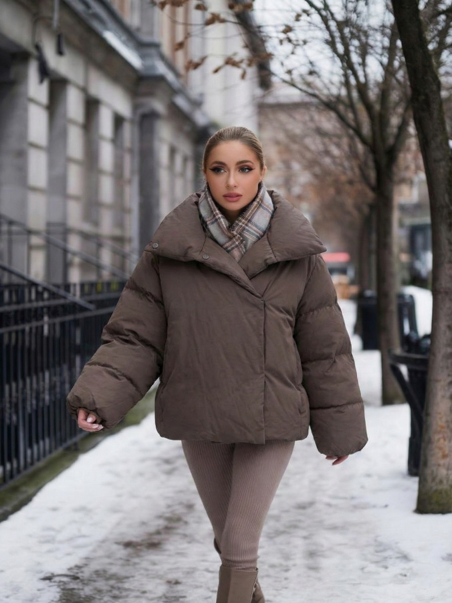 Maddison | Doudoune oversize à col montant