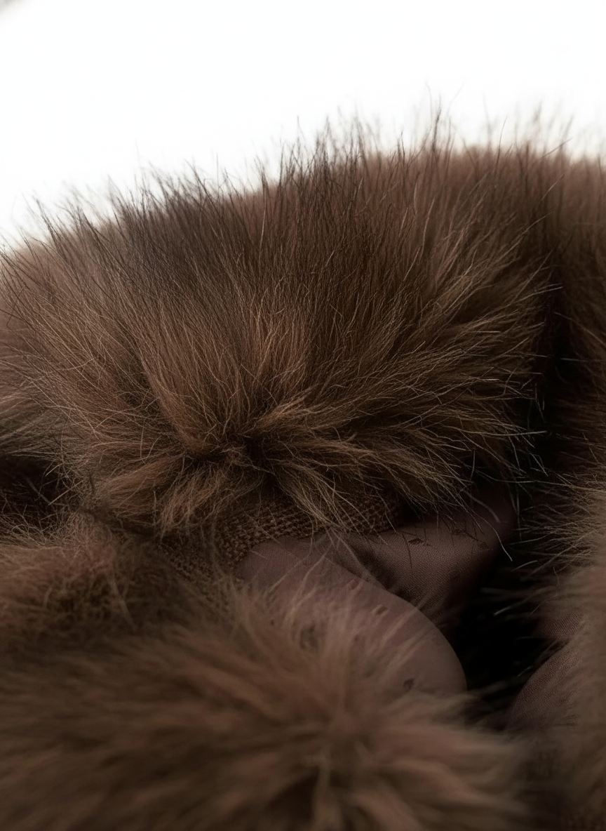 Erin | Manteau d'hiver long en fausse fourrure