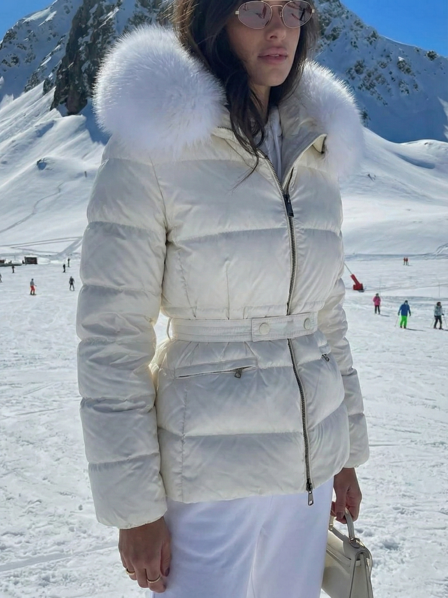 Floride | Doudoune imperméable à capuche en fausse fourrure