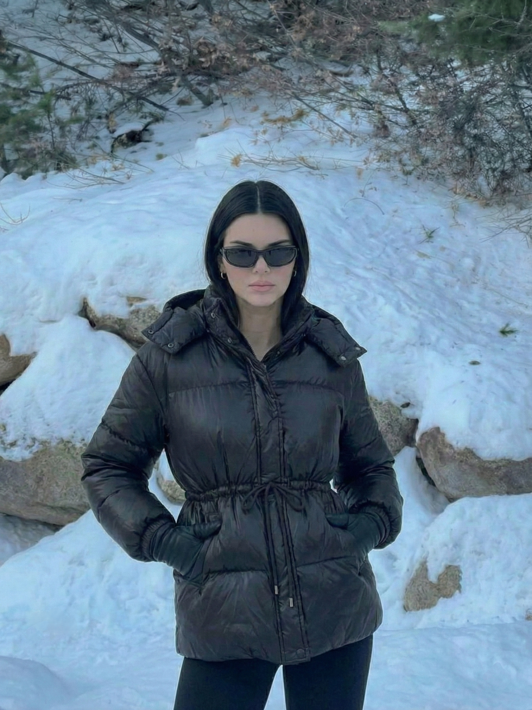 Maggie | Doudoune ceinturée à col montant