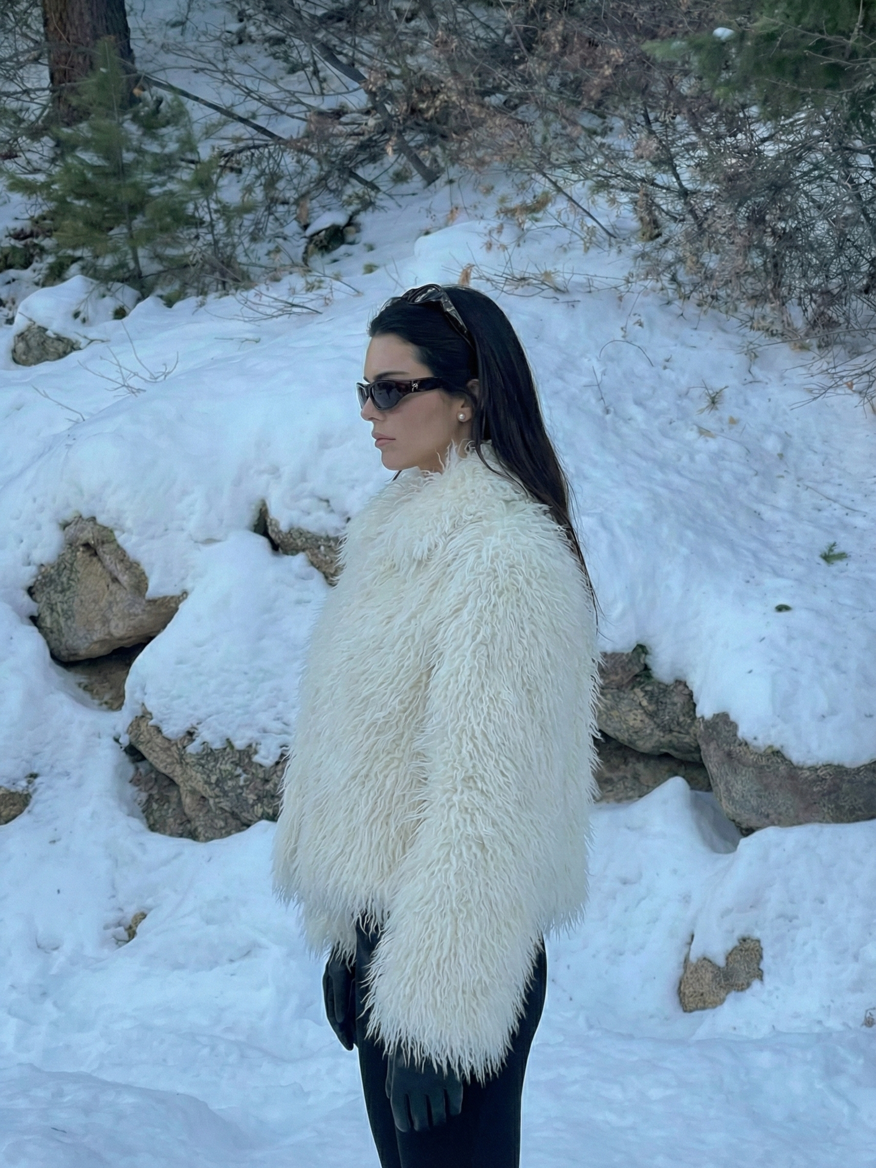 Hana | Veste tendance en fausse fourrure