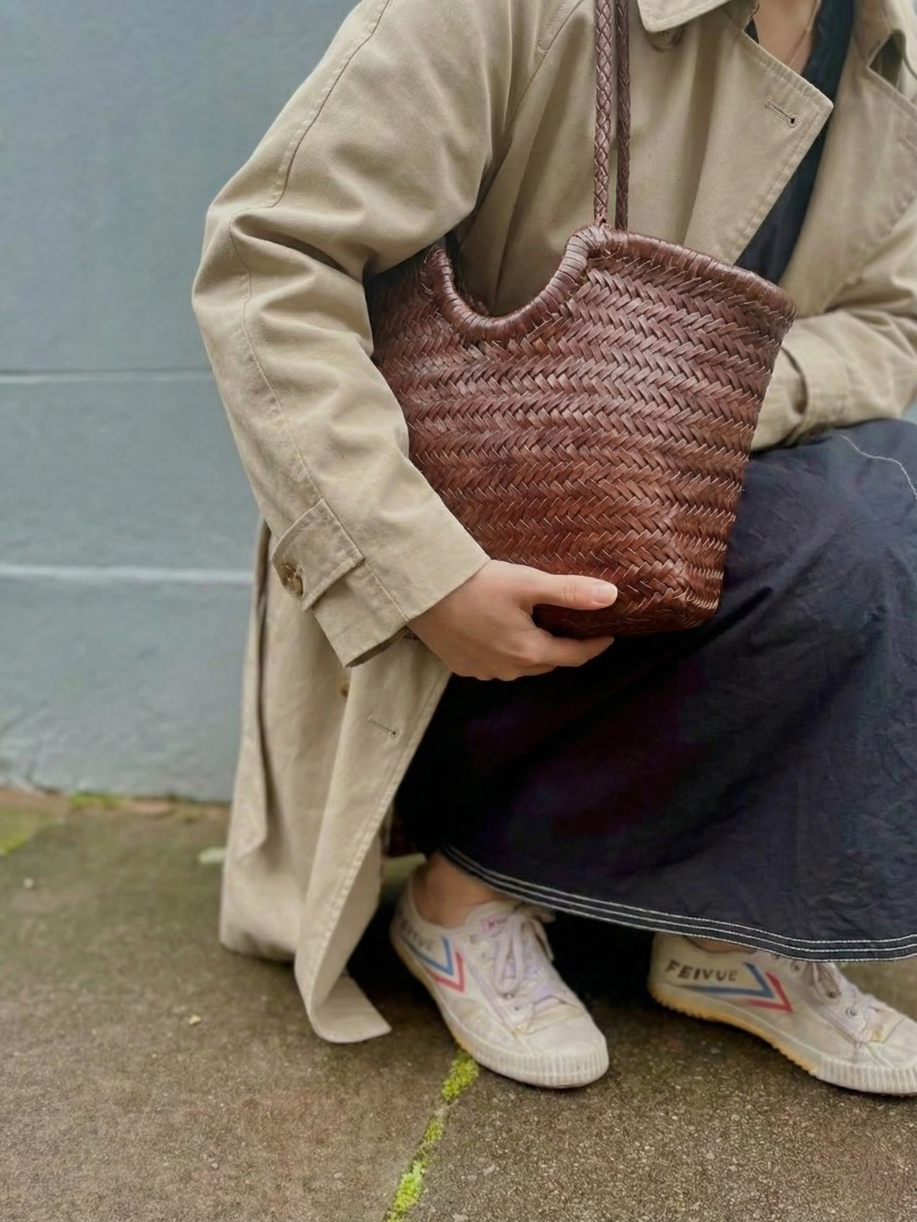 April | Woven Oversized Tote Bag