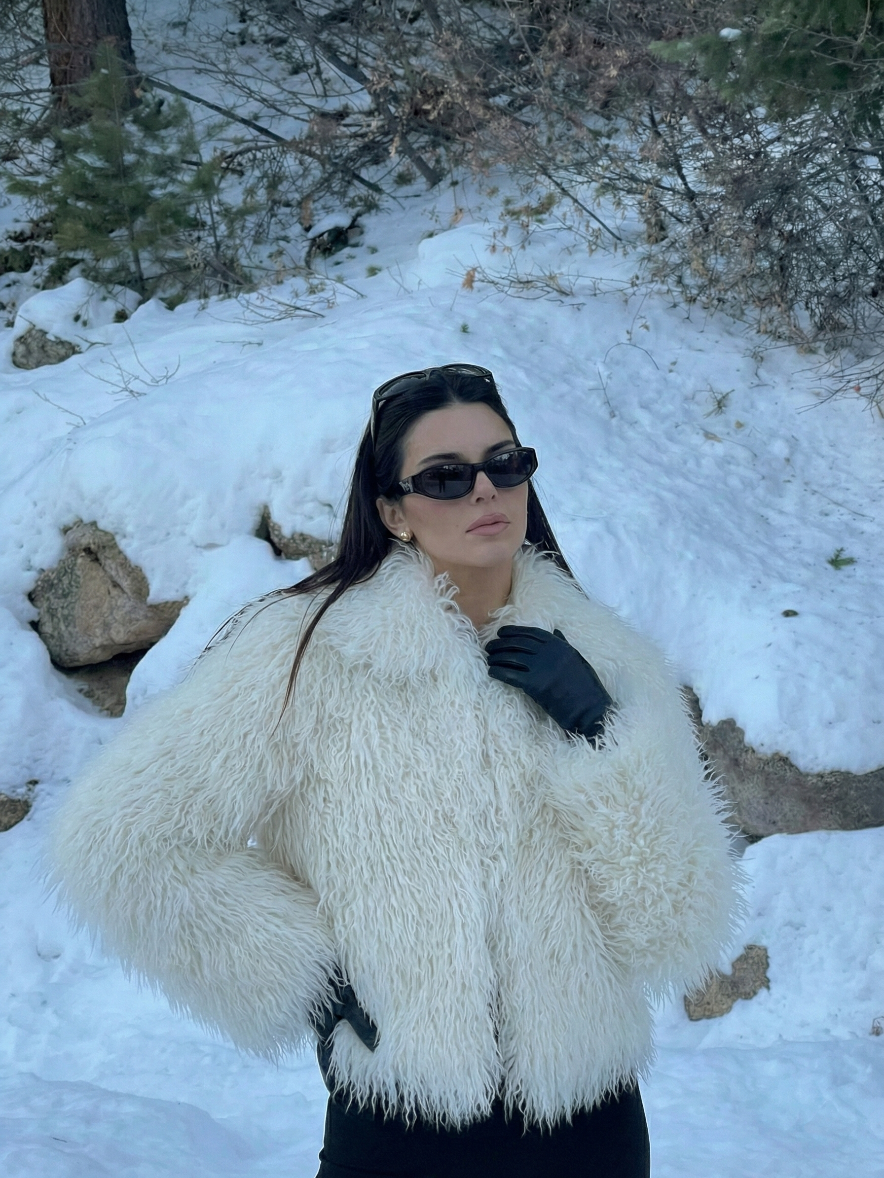 Hana | Veste tendance en fausse fourrure