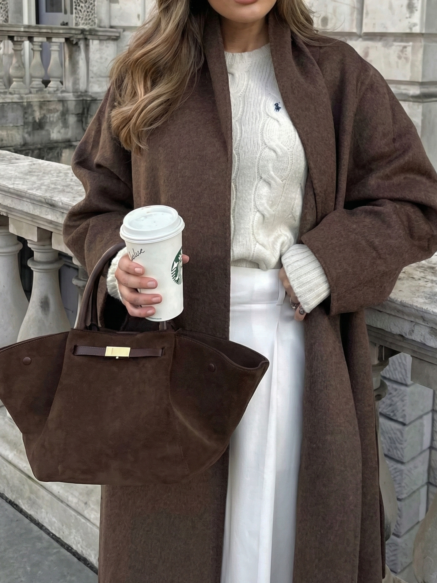 Ava | Suede Handle Bag