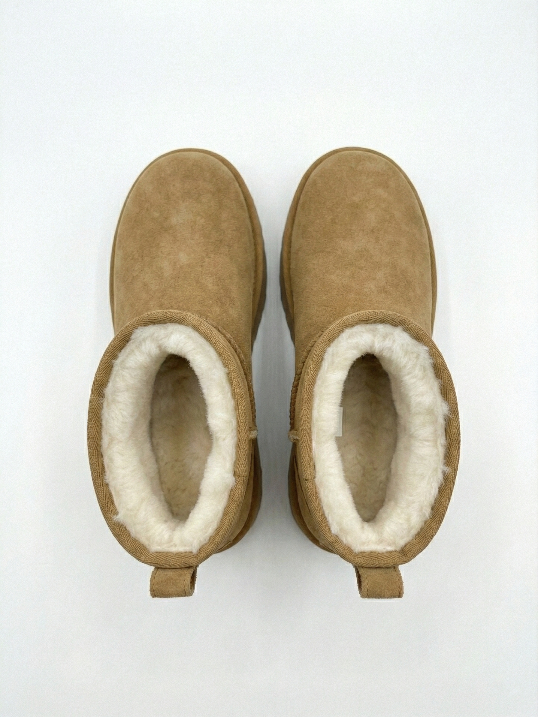 Bottes à plateforme effet daim avec doublure en fausse fourrure