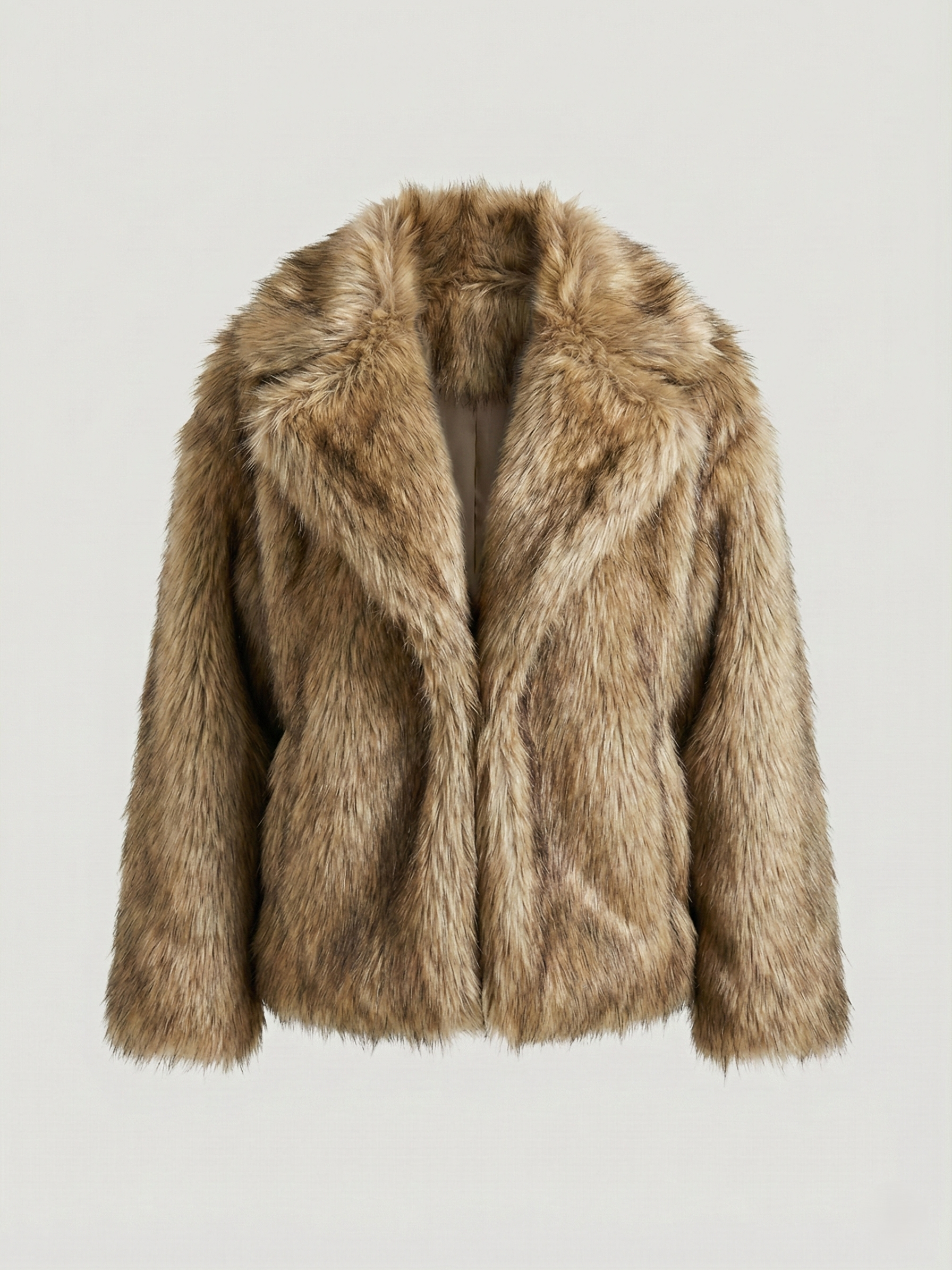 Emily | Veste d'hiver courte en fausse fourrure