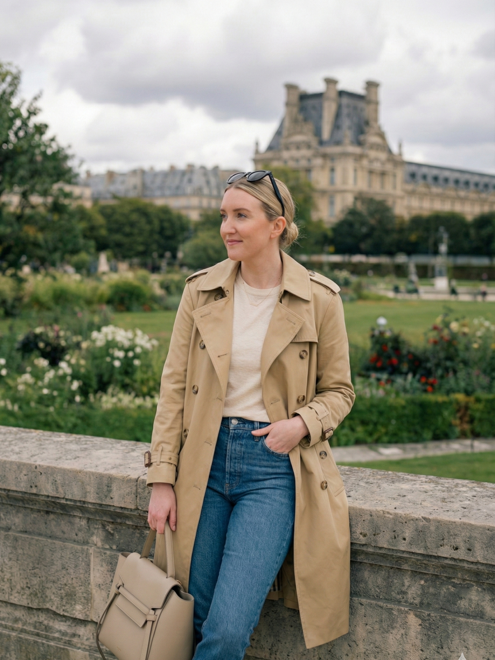 Letifen | Trench-coat croisé ceinturé