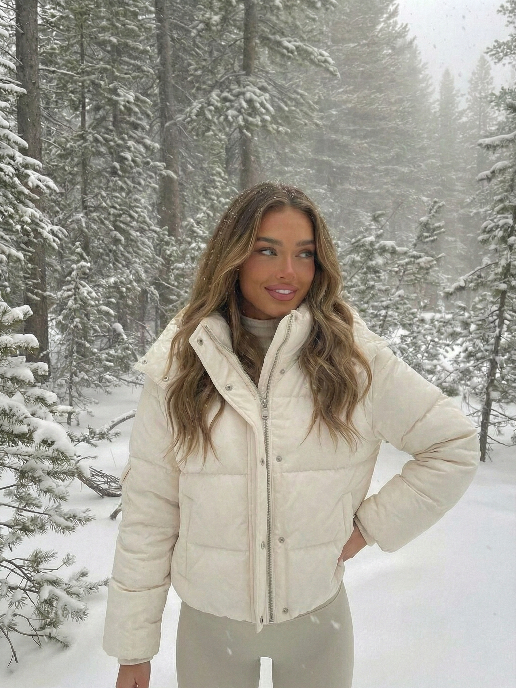 Jackie | Doudoune à col montant