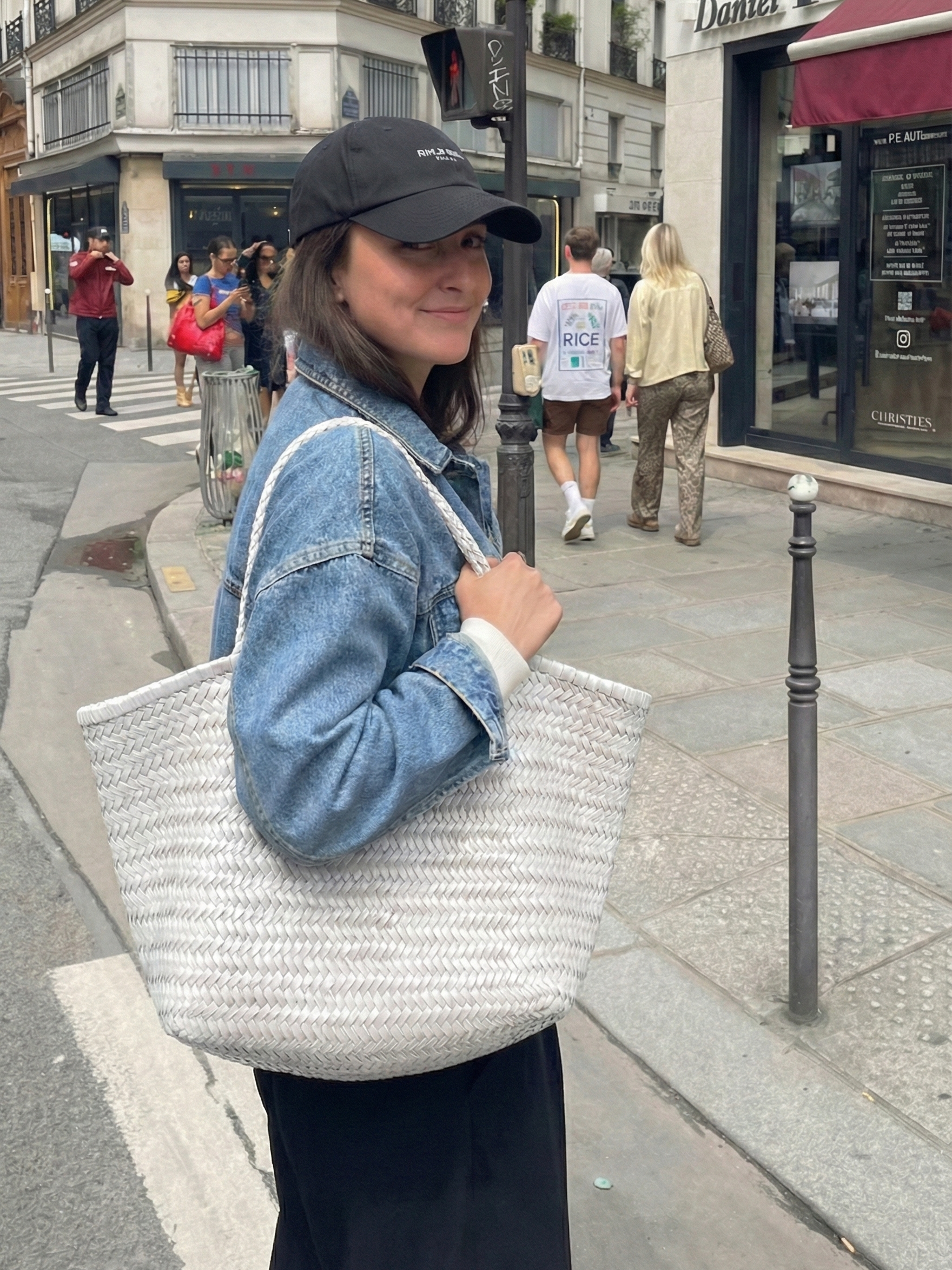 April | Woven Oversized Tote Bag