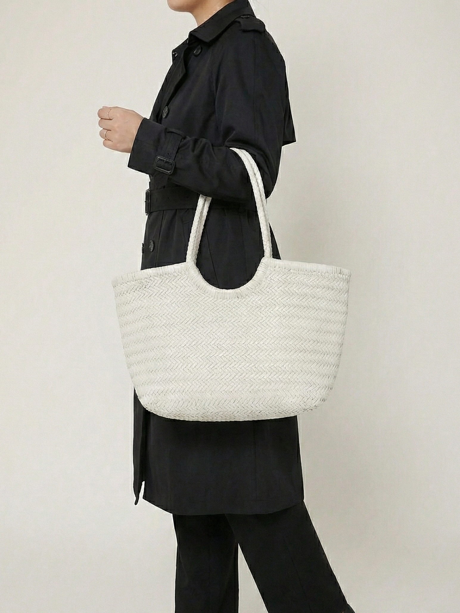 April | Woven Oversized Tote Bag