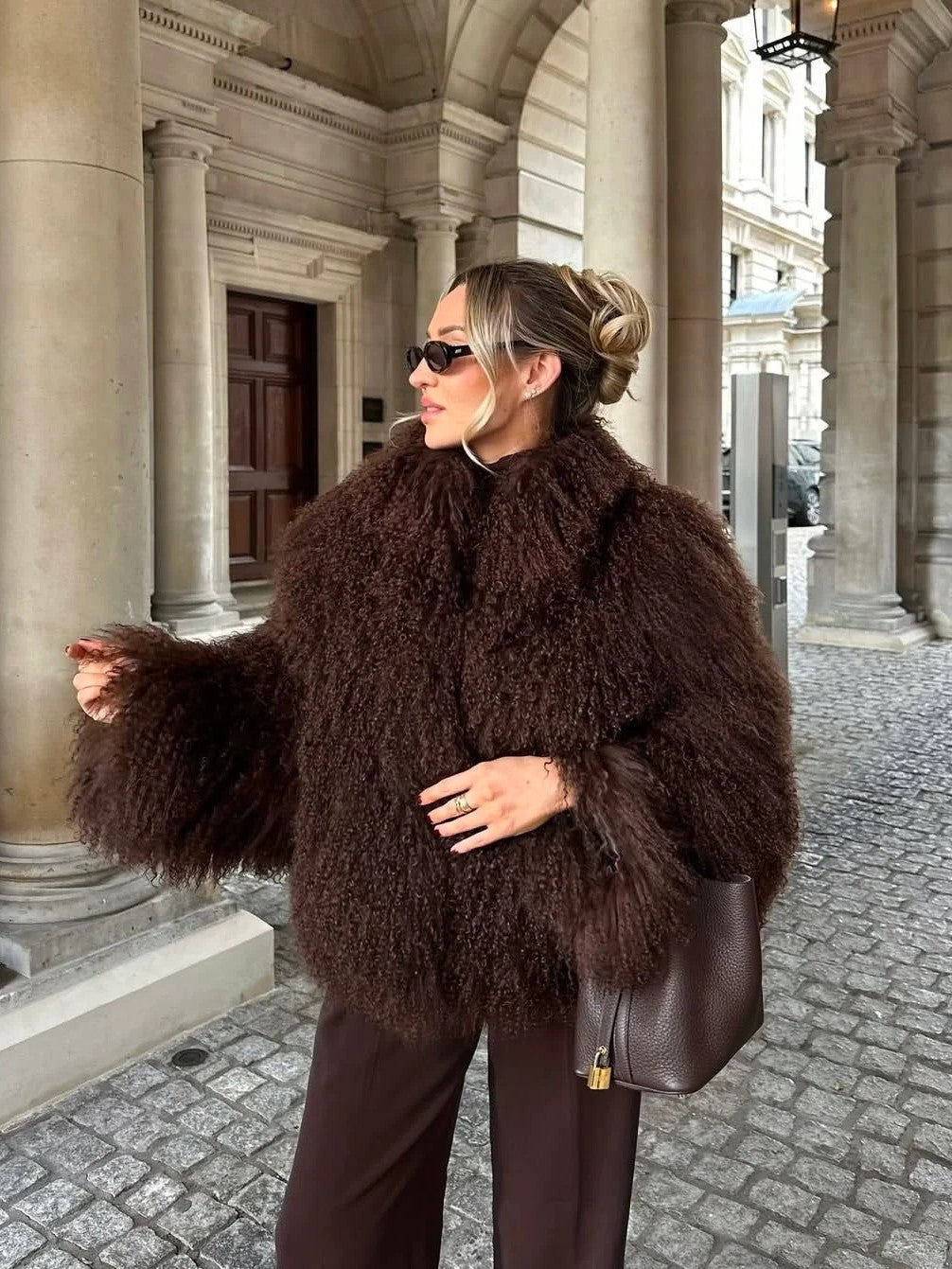 Hana | Veste tendance en fausse fourrure