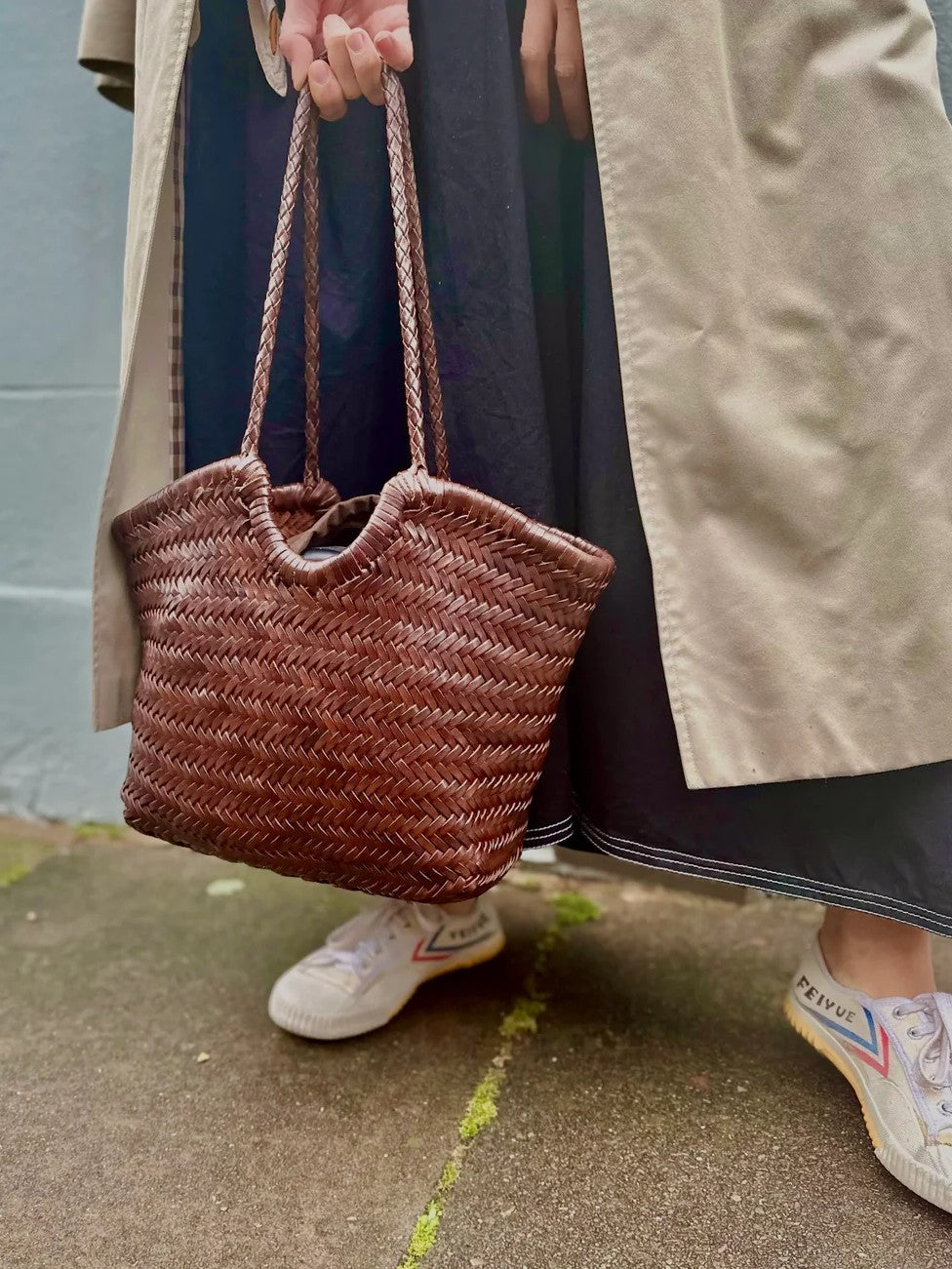 April | Woven Oversized Tote Bag