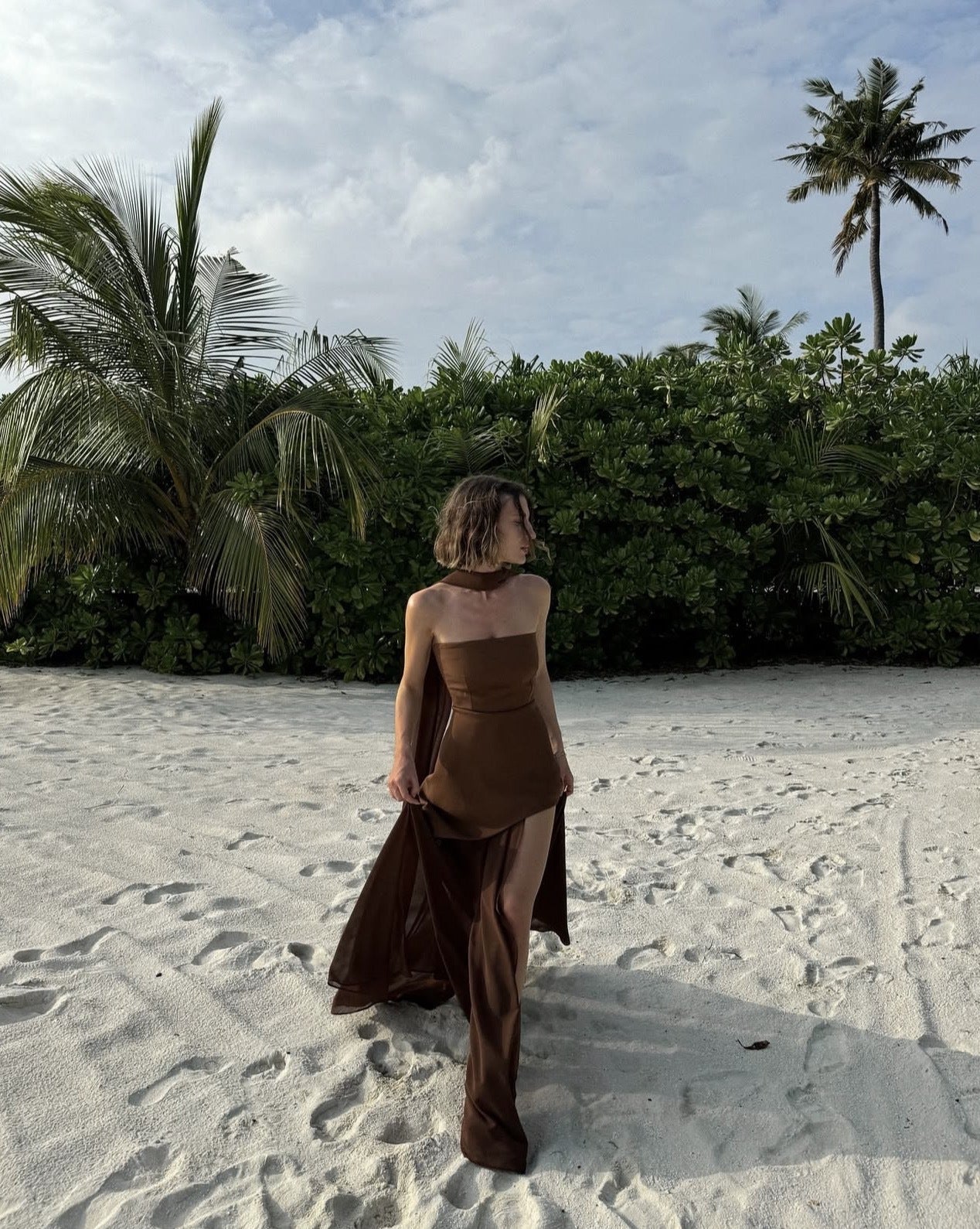 Valerie | Asymmetrisches Maxikleid