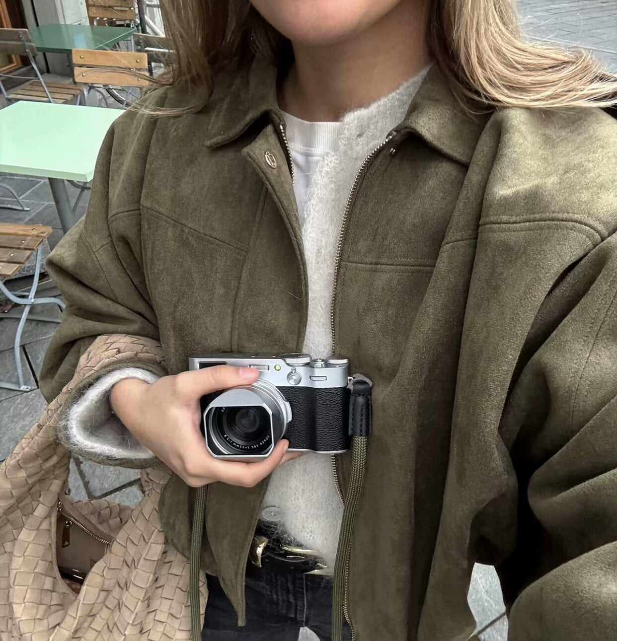 Kaori | Pilotenjacke mit Wildlederoptik