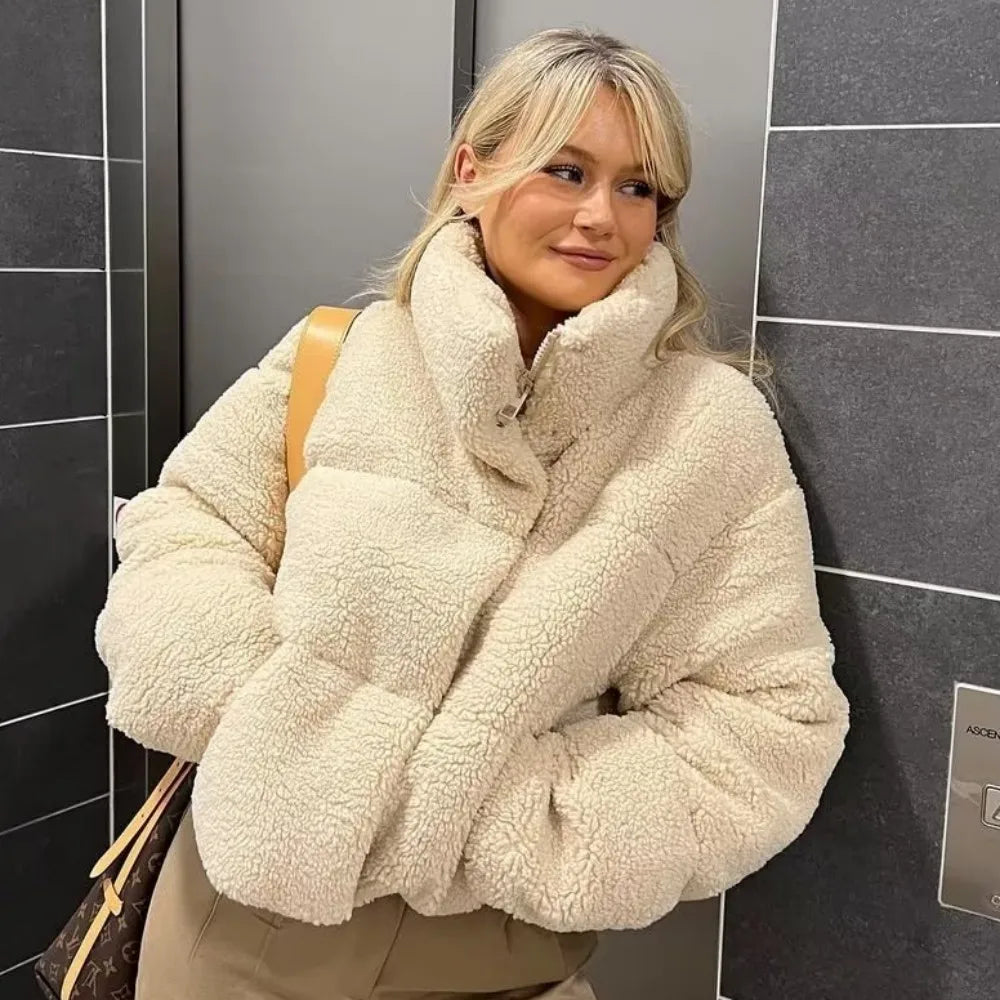 Sammy - Warme & Trendy Teddy Bomberjas