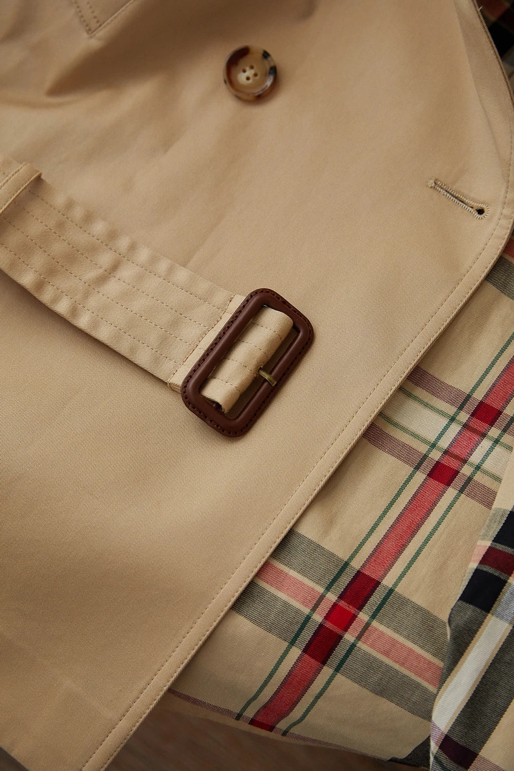 Letifen | Trench-coat croisé ceinturé