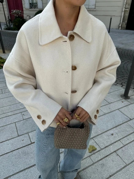 Marivelle – Verfijnde jas met relaxte fit