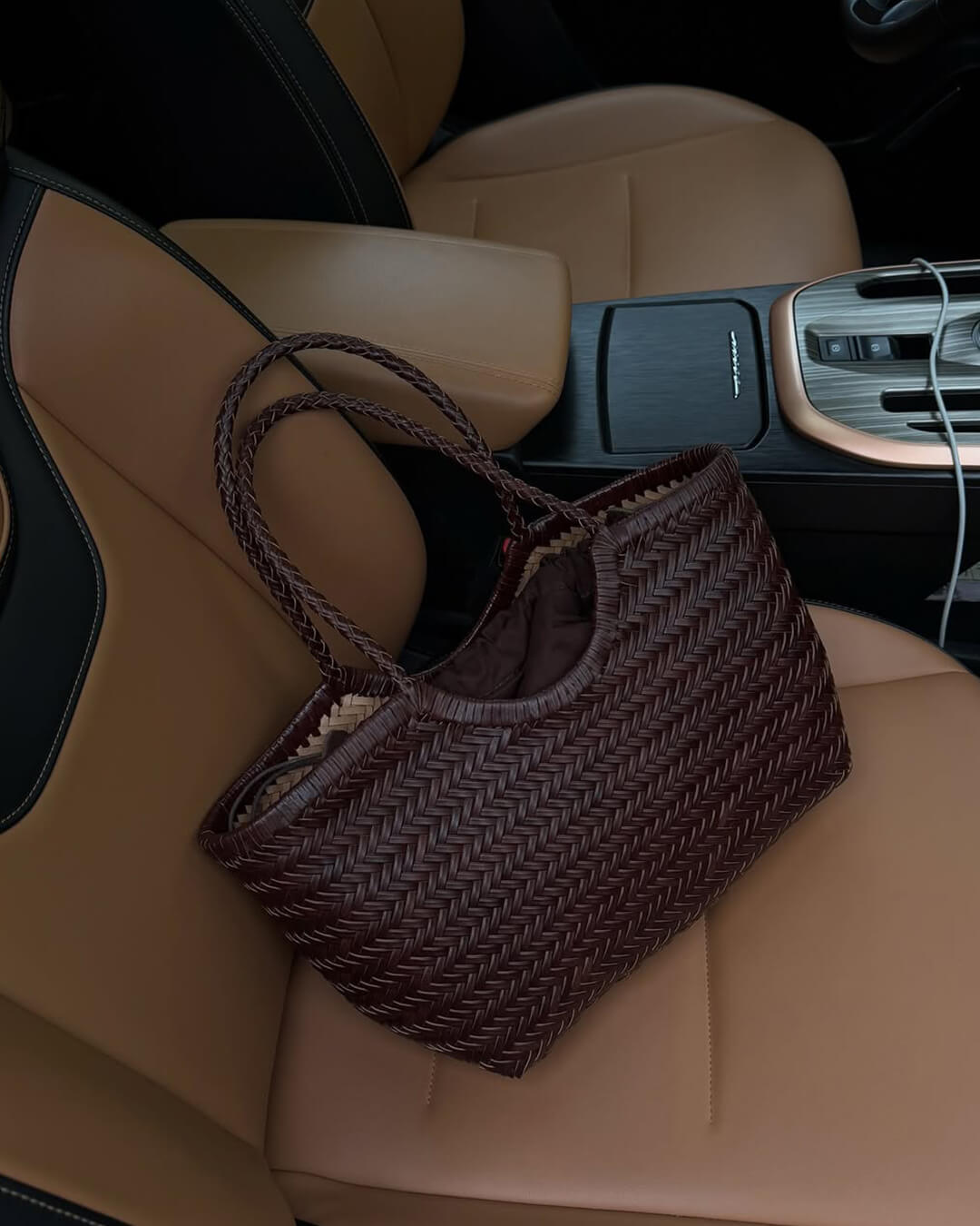 April | Woven Oversized Tote Bag