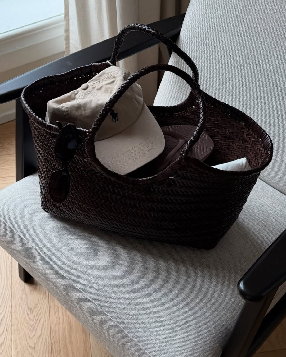 April | Woven Oversized Tote Bag