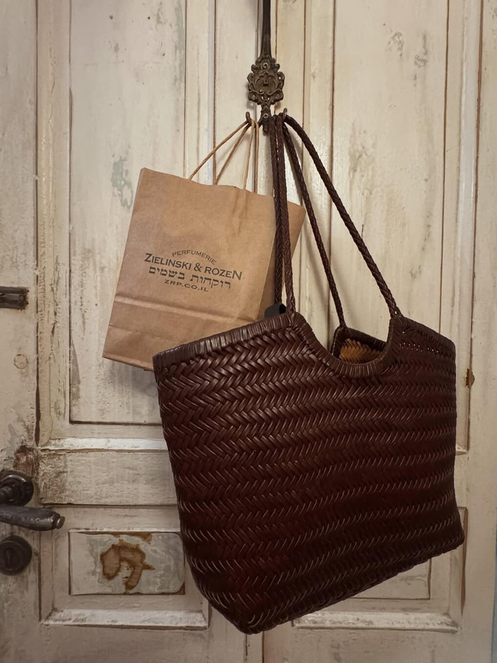 April | Woven Oversized Tote Bag