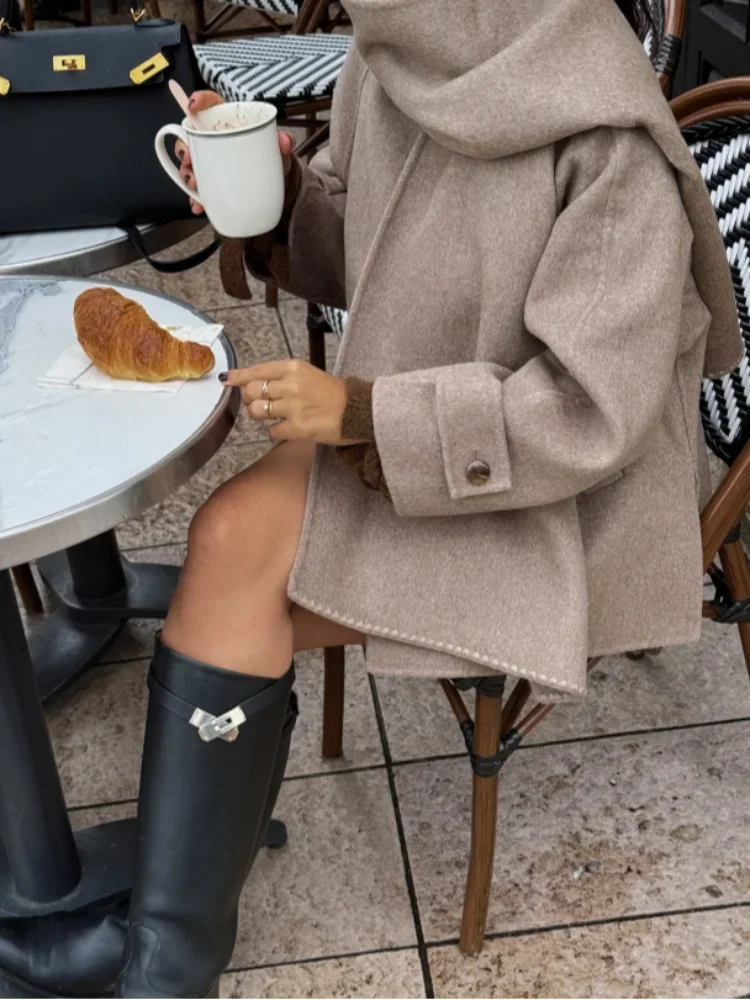 Camilla - Tijdloze Oversized Wollen Jas