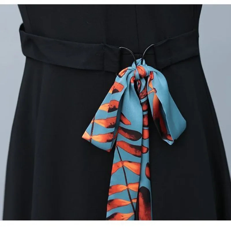 Herbst-/Winterkleid mit elegantem Stehkragen