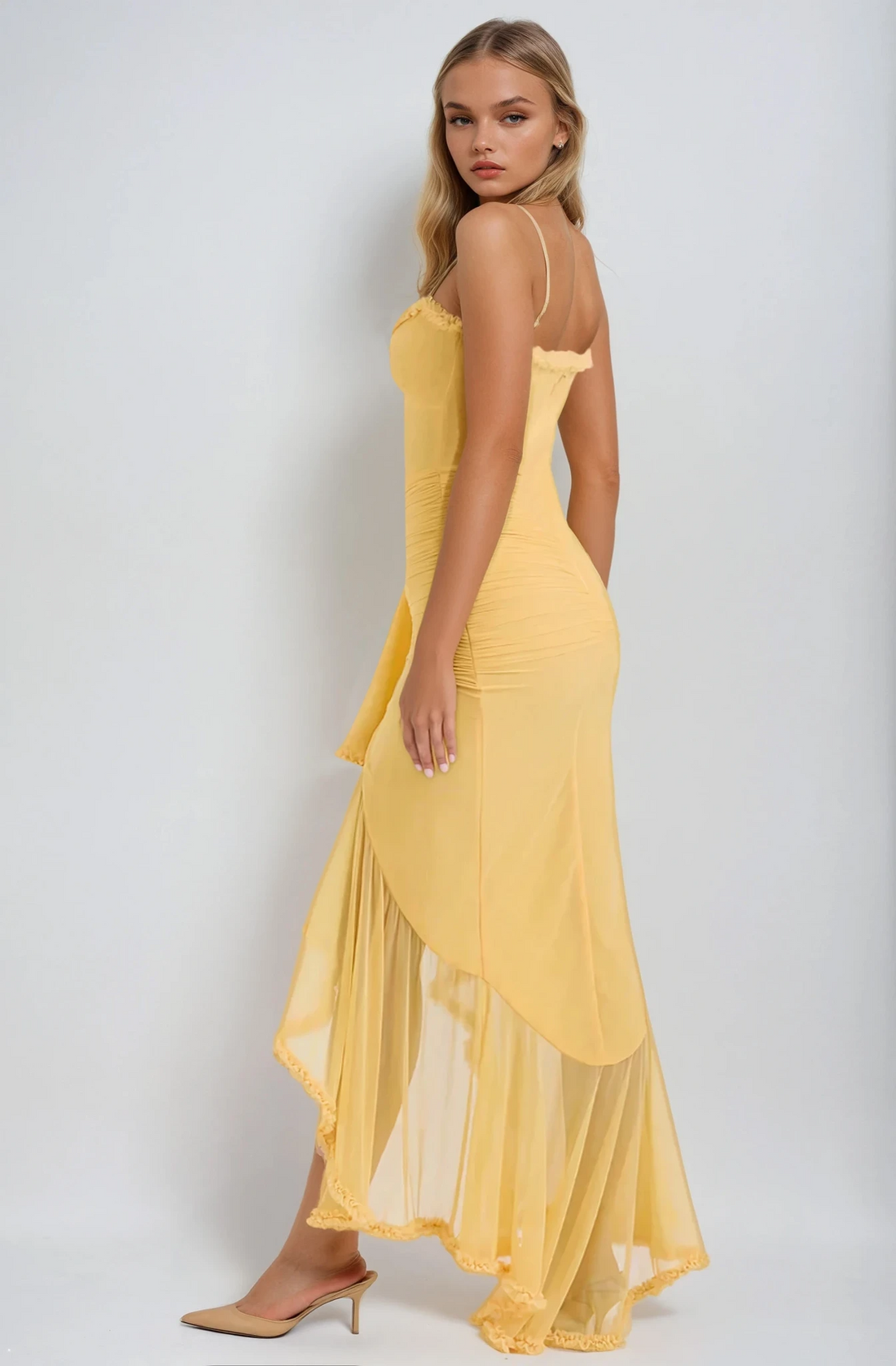 Ruby | Bezauberndes Rüschenkleid