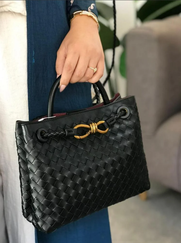 Wells | Tote Woven Shoulder Bag