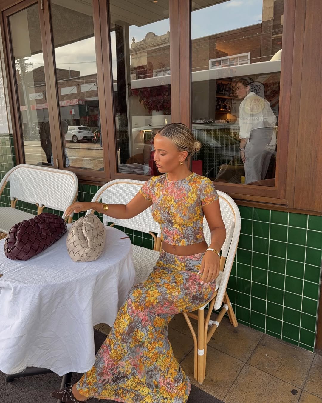 Amaris | Zweiteiliges Set mit Blumenmuster