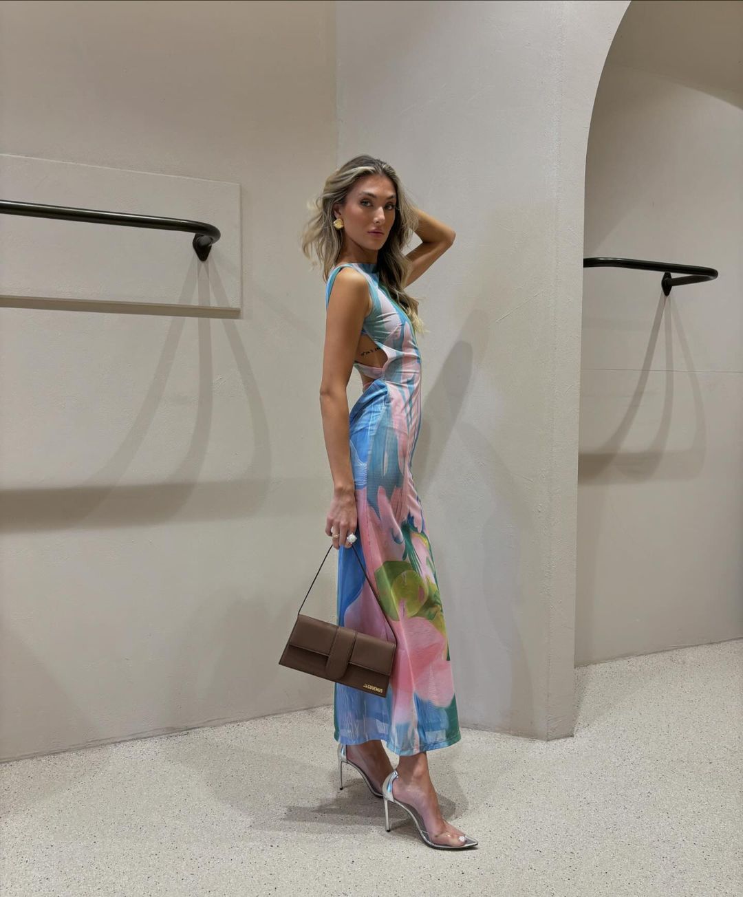 Nola | Pastellfarbenes Maxikleid