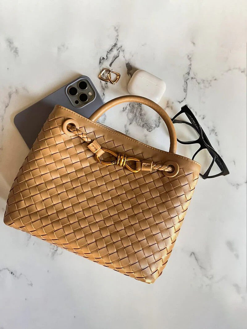 Wells | Tote Woven Shoulder Bag