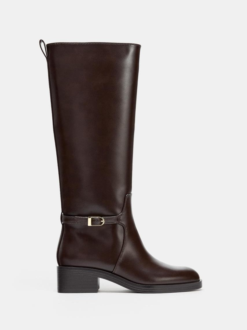 Bristol | Bottes d'équitation classiques marron en similicuir