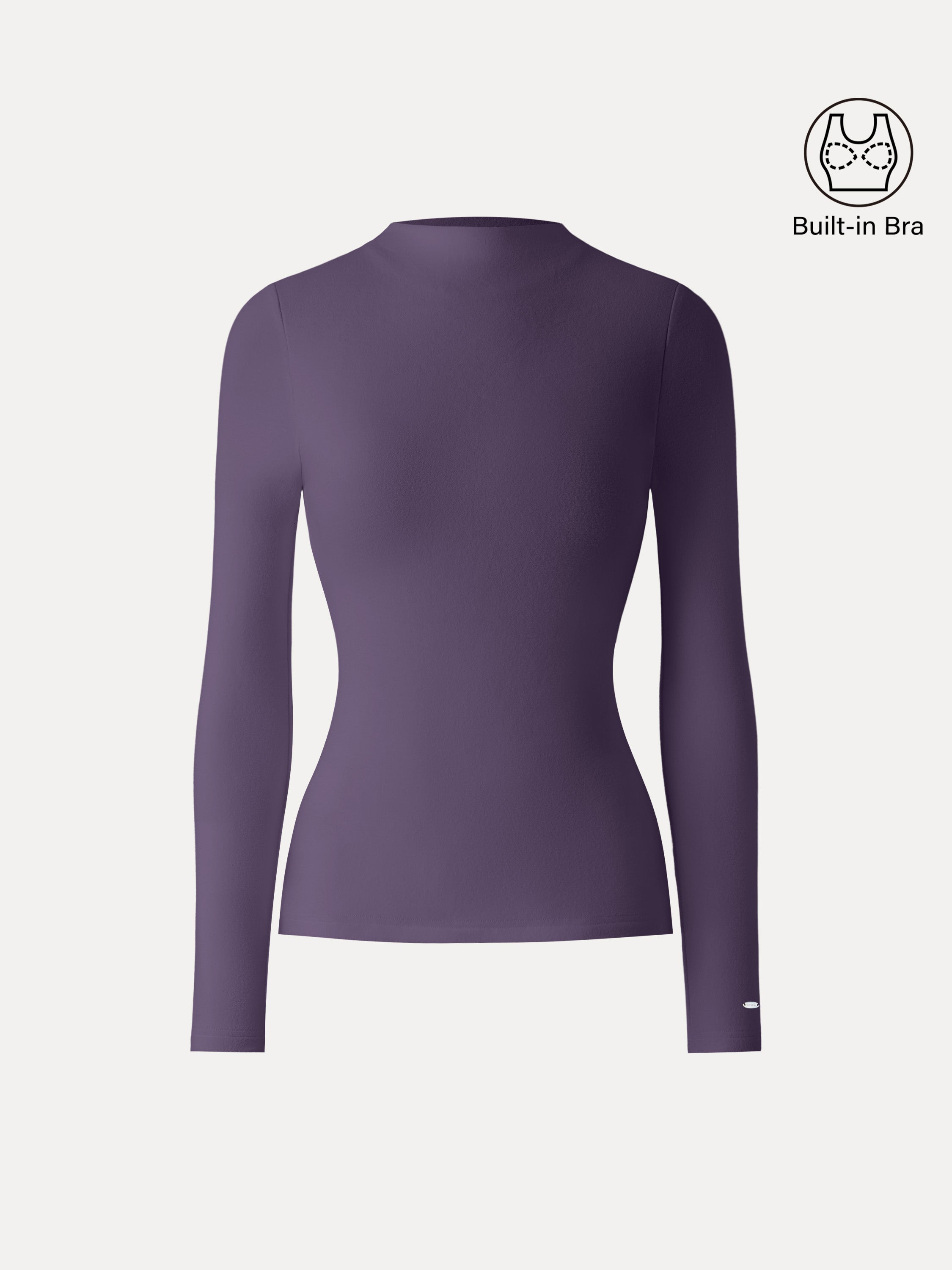 MaxWarm Brushed Mockneck Long Sleeve Brami
