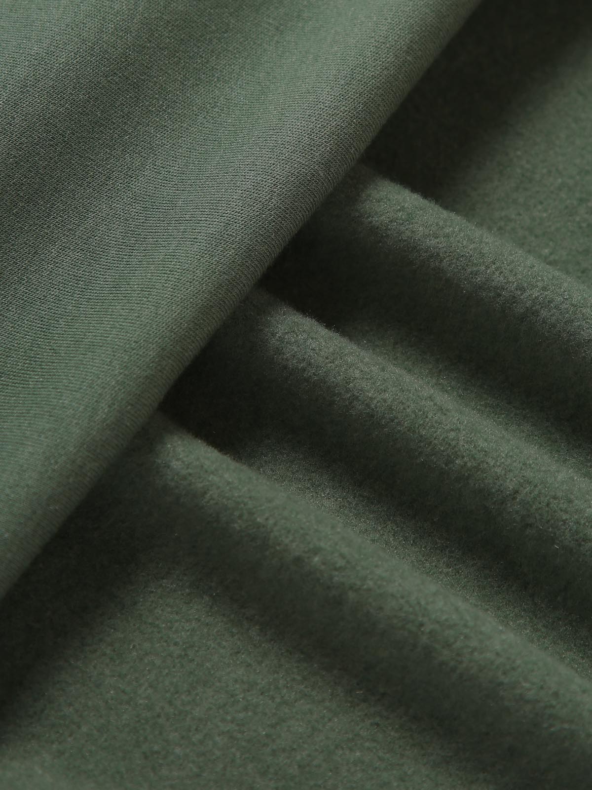 Jupe maxi sirène à côté froncé - Intérieur brossé