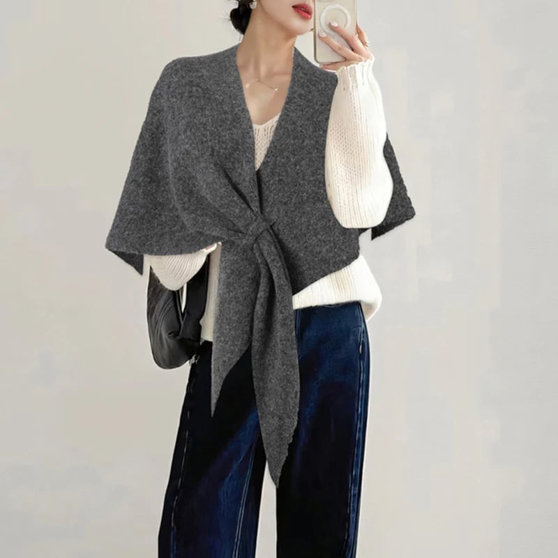 Unifarbener Premium-Damenschal