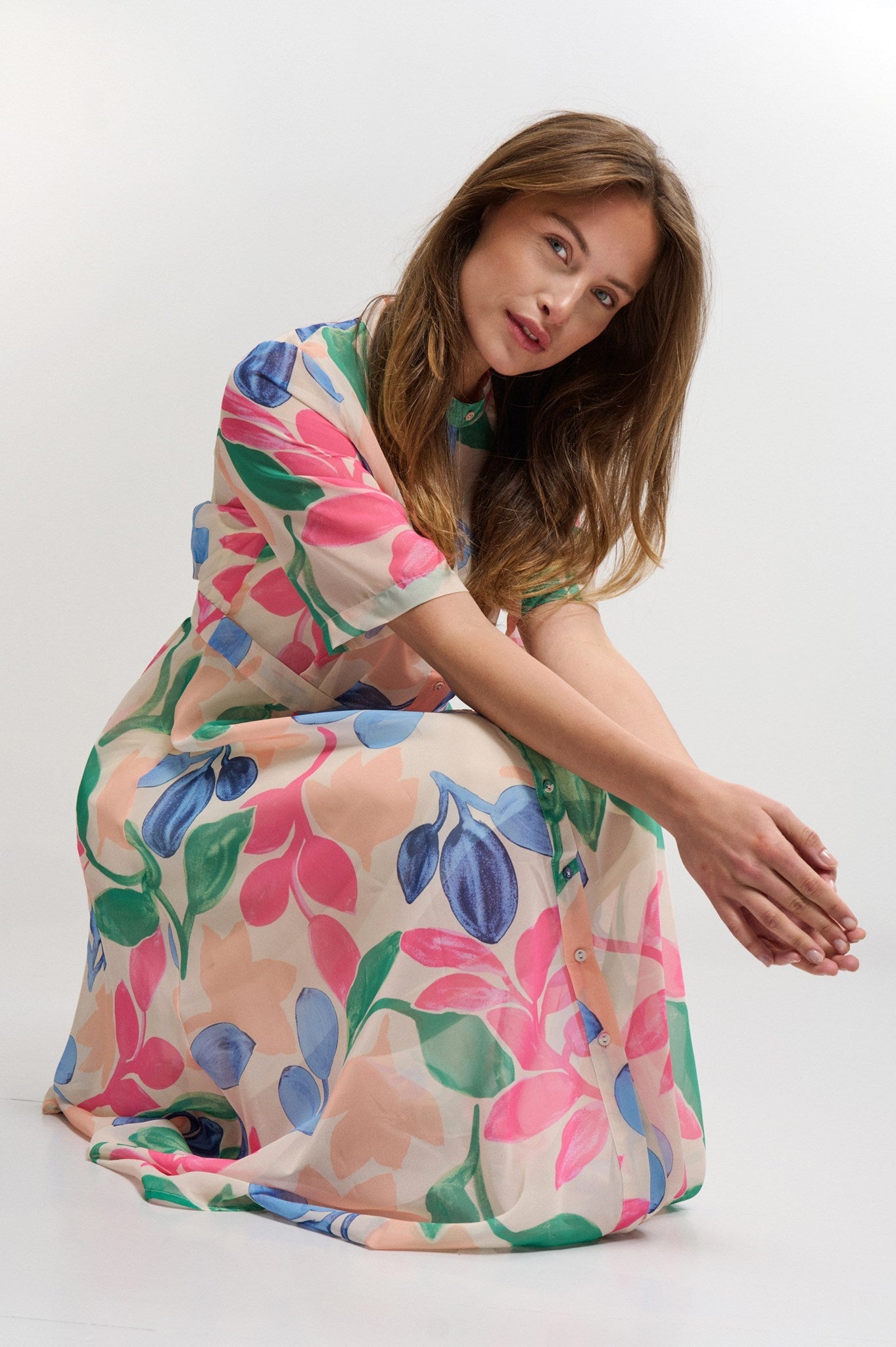 NUKYNDALL NEW SS DRESS - Birch