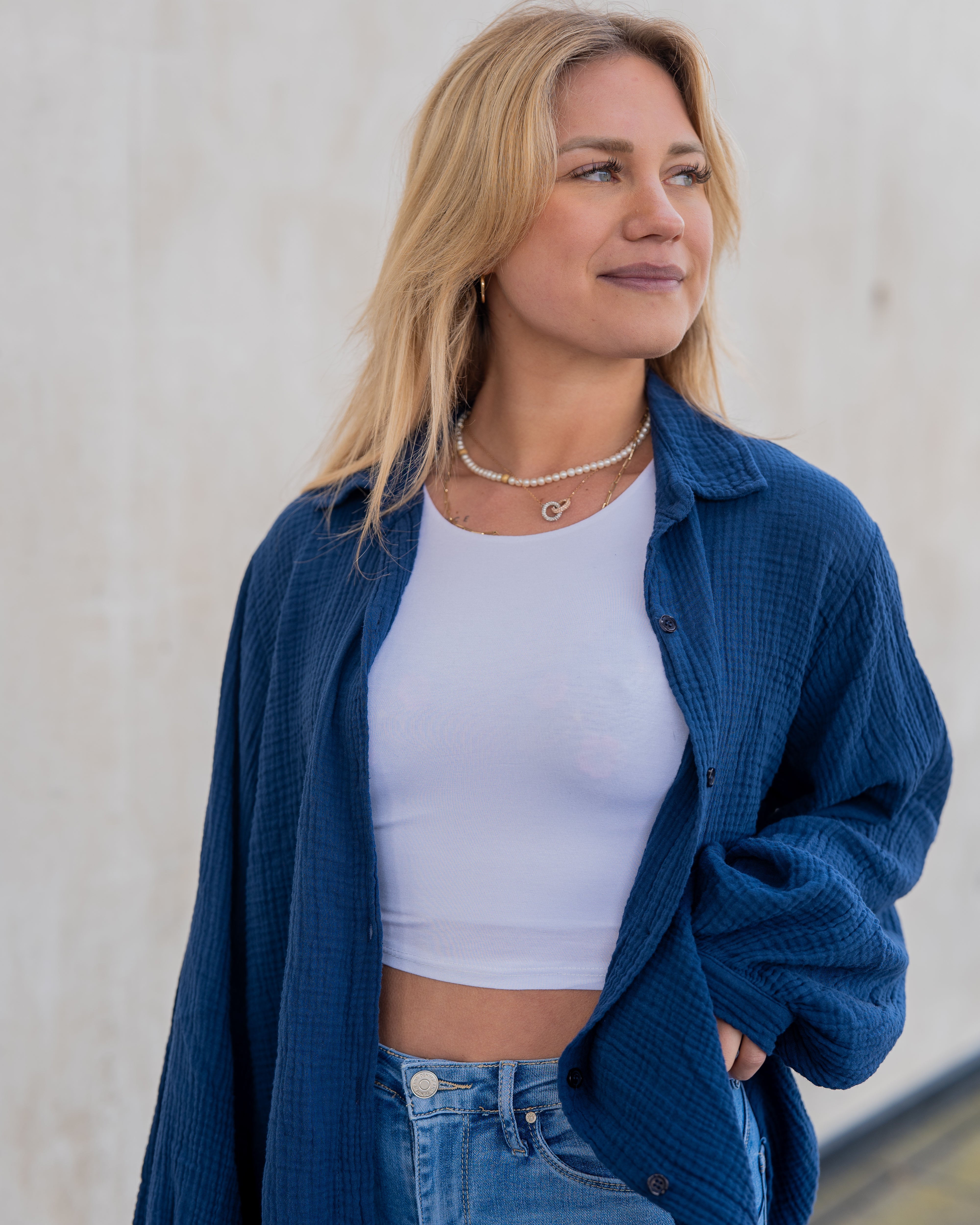 Musselin Bluse | Stella