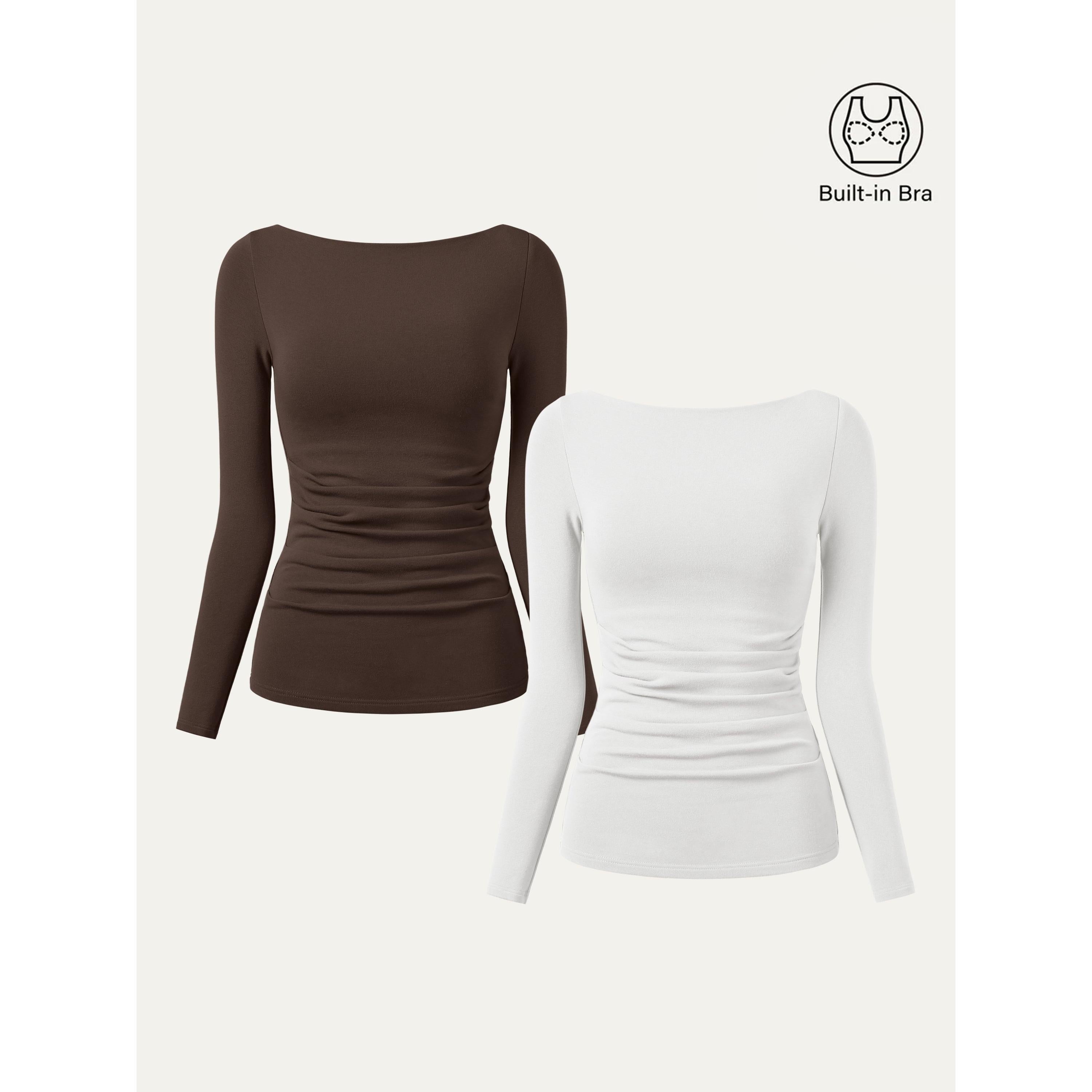 2Pcs Set Boatneck Tucks Brami Top