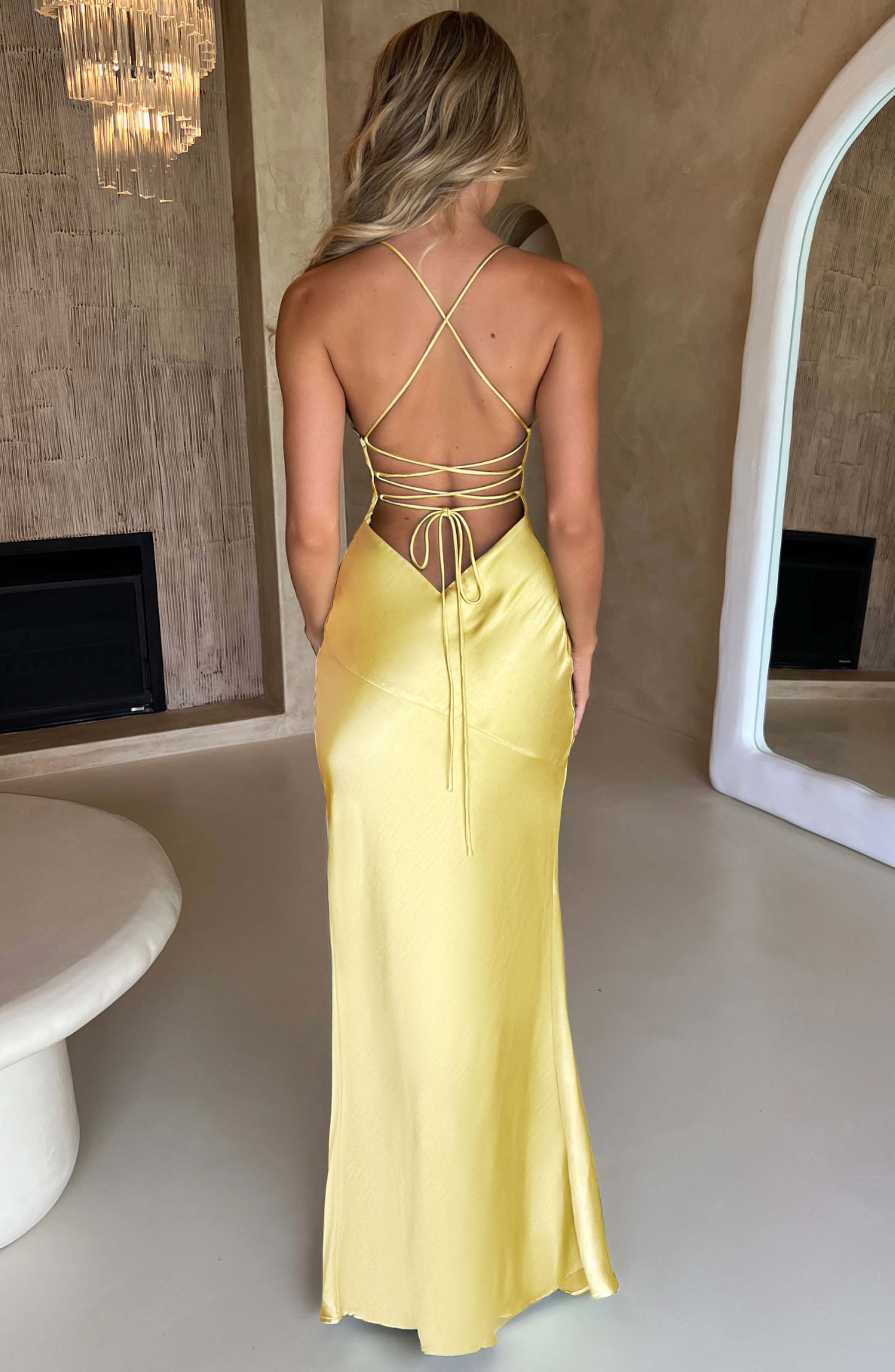 Natalie | Maxikleid aus Satin