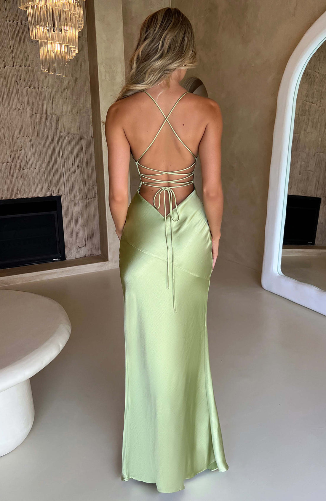 Natalie | Maxikleid aus Satin