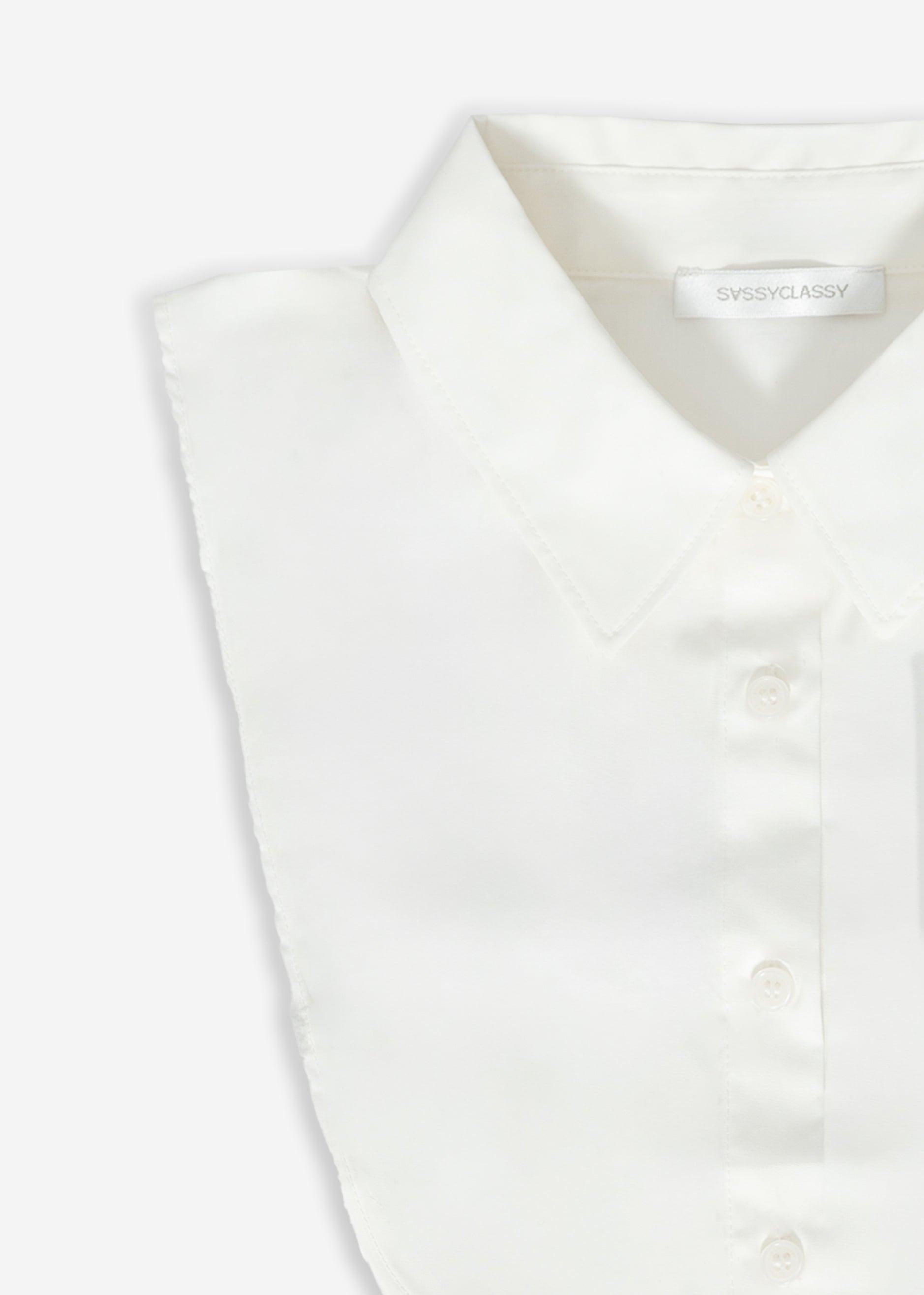 Bluseneinsatz - weiß