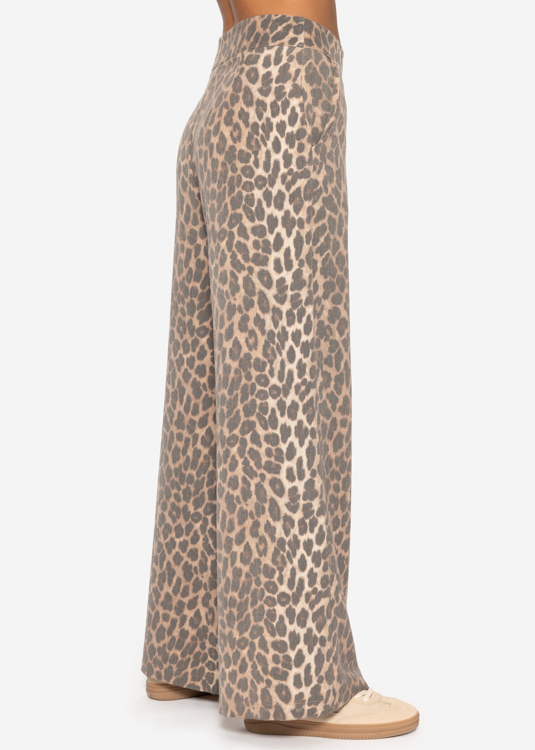 Leo Stoffhose - braun